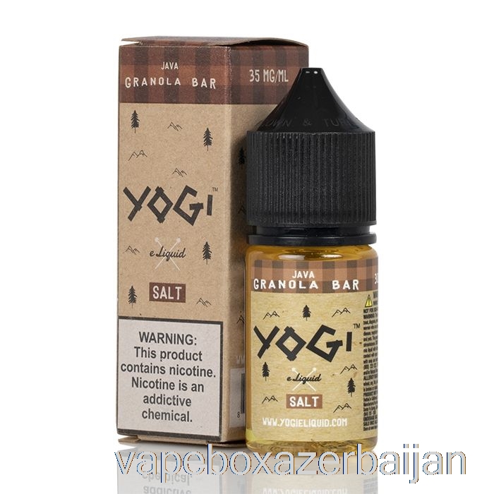 Vape Box Azerbaijan Java Granola Bar - Yogi Salts E-Liquid - 30mL 35mg